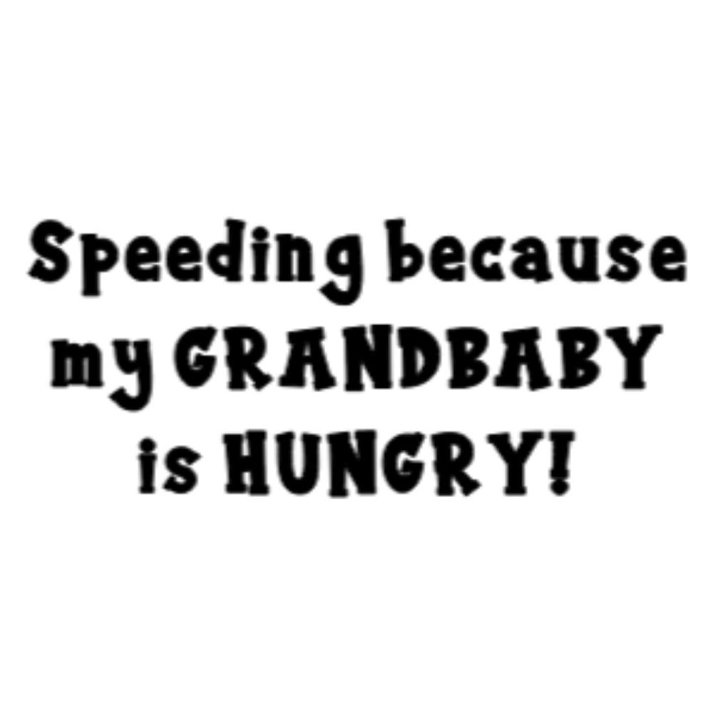 Grandma Speeding Decal